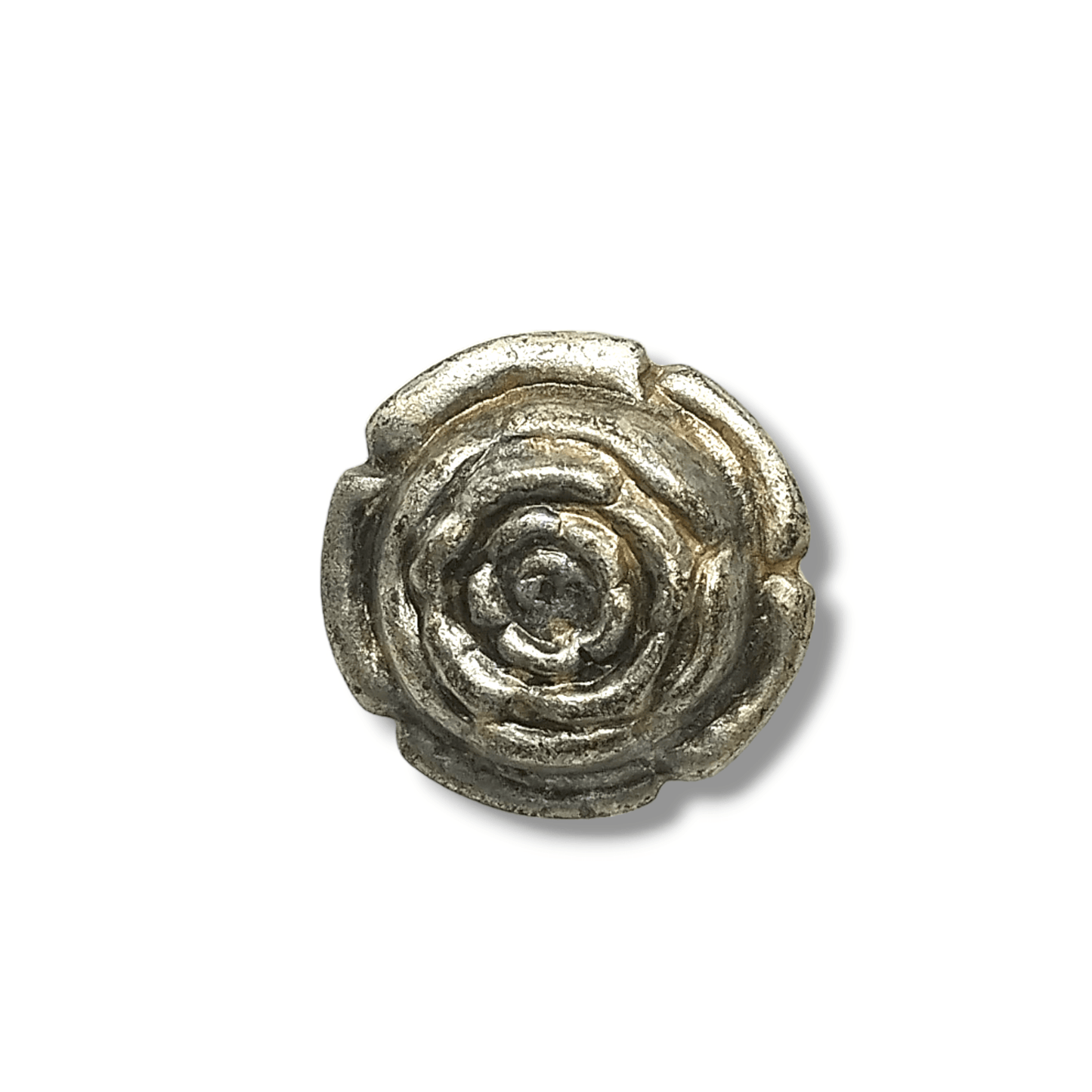 Bottoni in metallo a forma di rosa - Merceria Rispoli