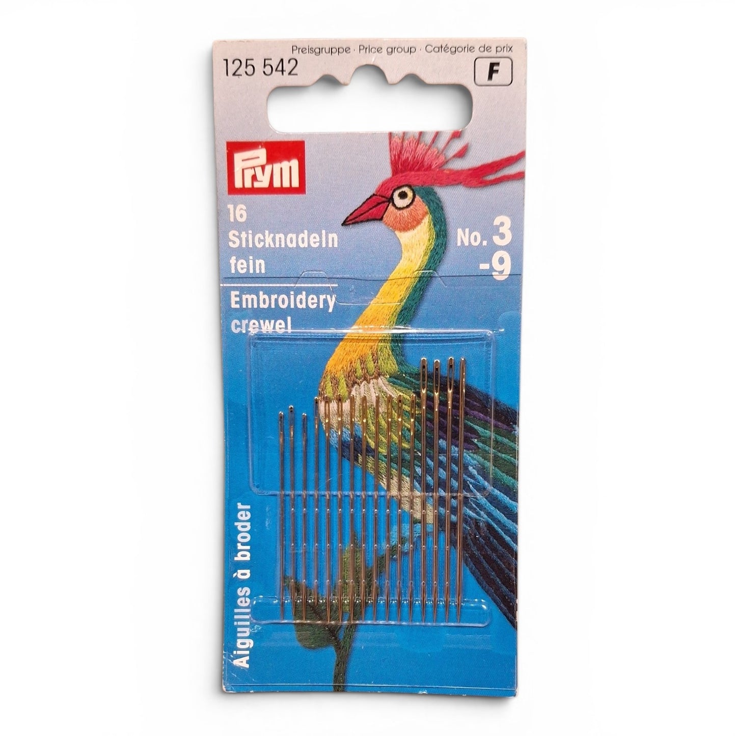 Aghi da Ricamo Prym Embroidery Crewel — No. 3-9