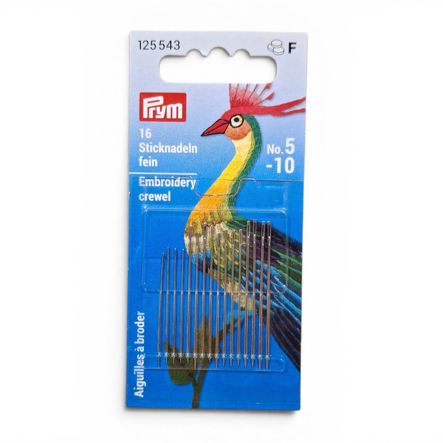 Aghi da Ricamo Prym Embroidery Crewel — No. 5-10