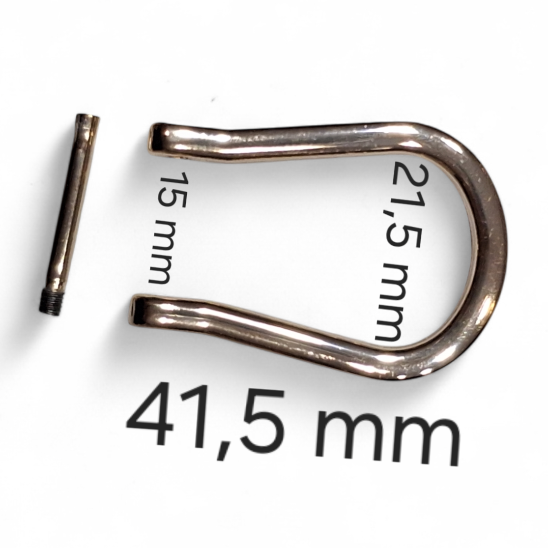 Set 4 ganci apribili per manici borsa donna 15 mm – bijoux artigianali Merceria Rispoli