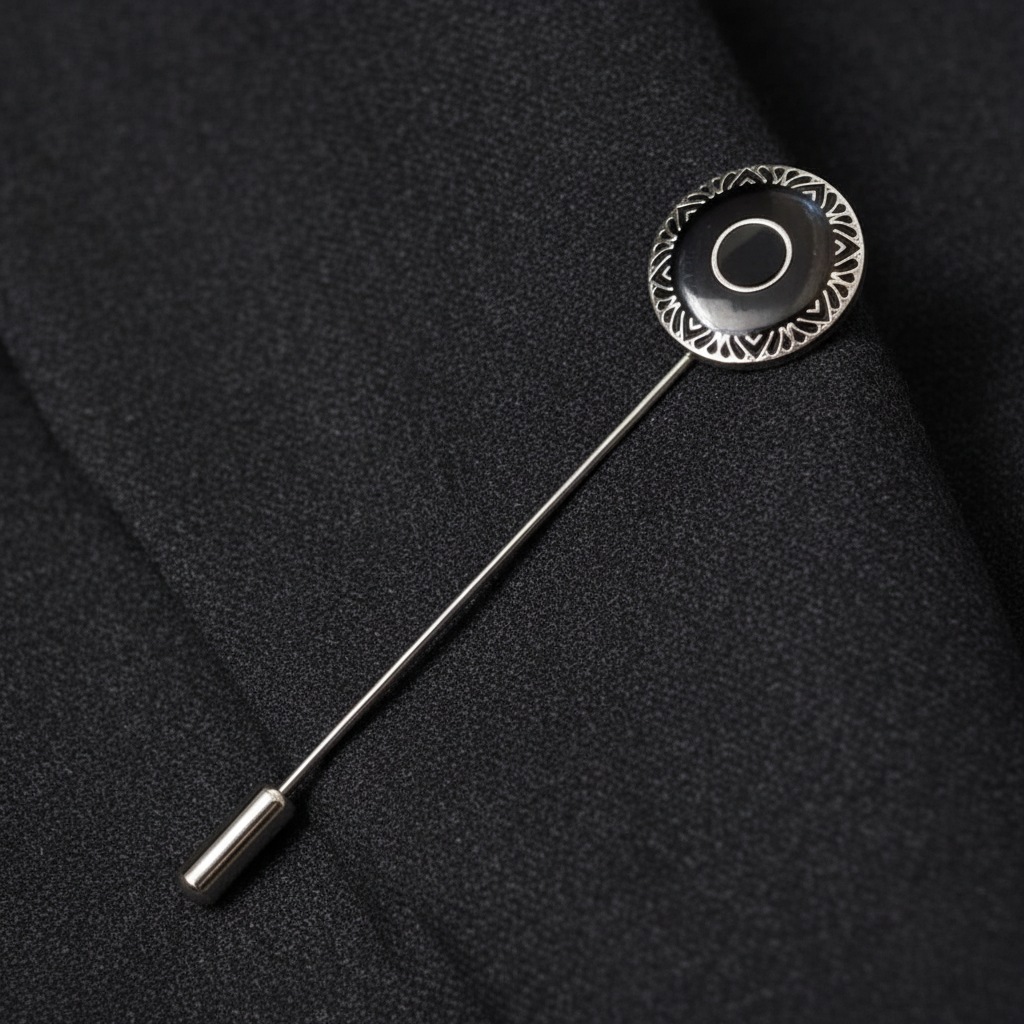 Spillone Ascot Smaltato con Strass Swarovski – Cerimonia Rispoli 1904