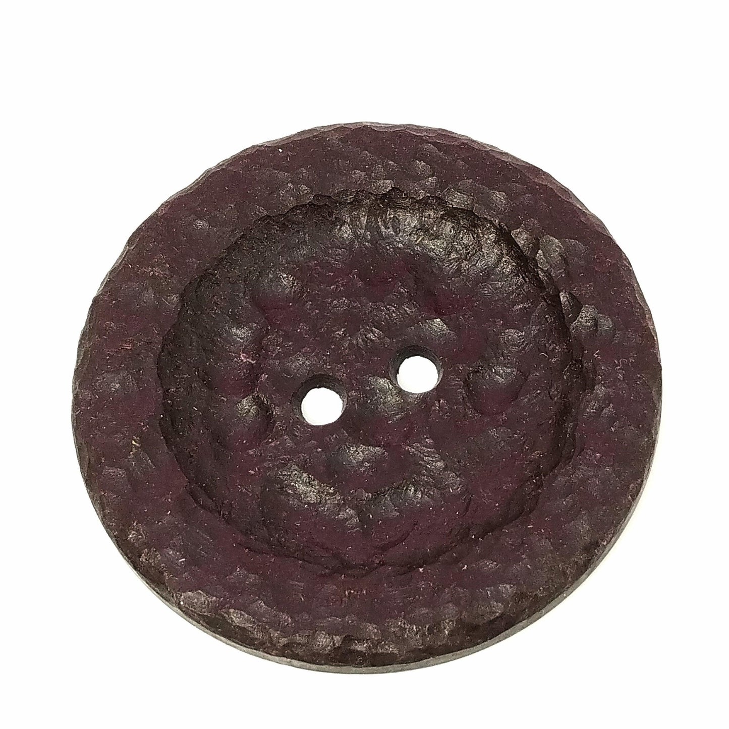 Bottone vintage in galalite a due fori #047 - Merceria Rispoli