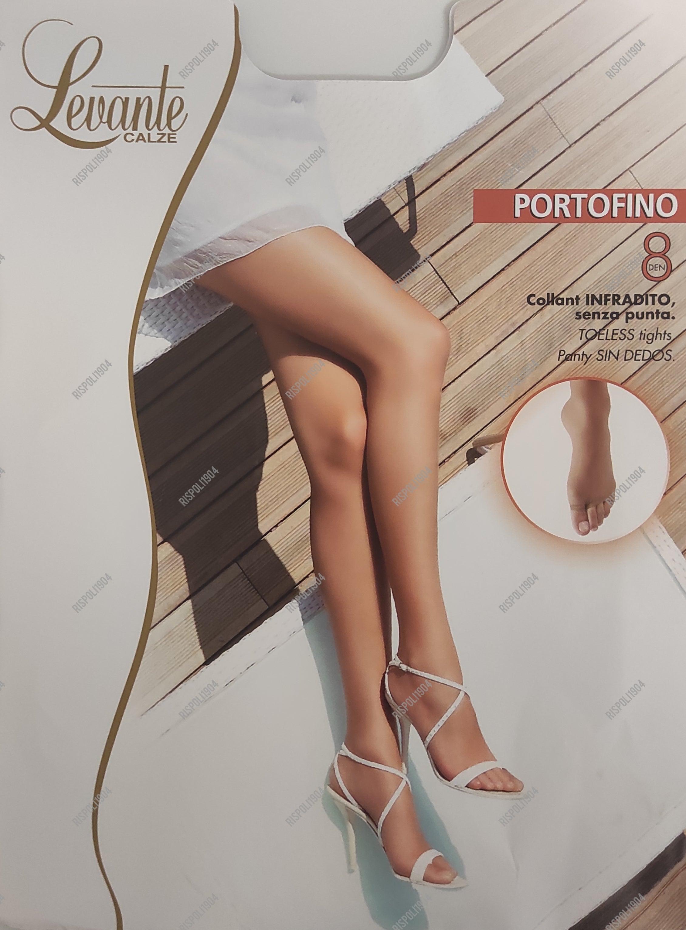Levante Portofino super sheer 8 den bare toe tights for wedding sandal –  Merceria Rispoli