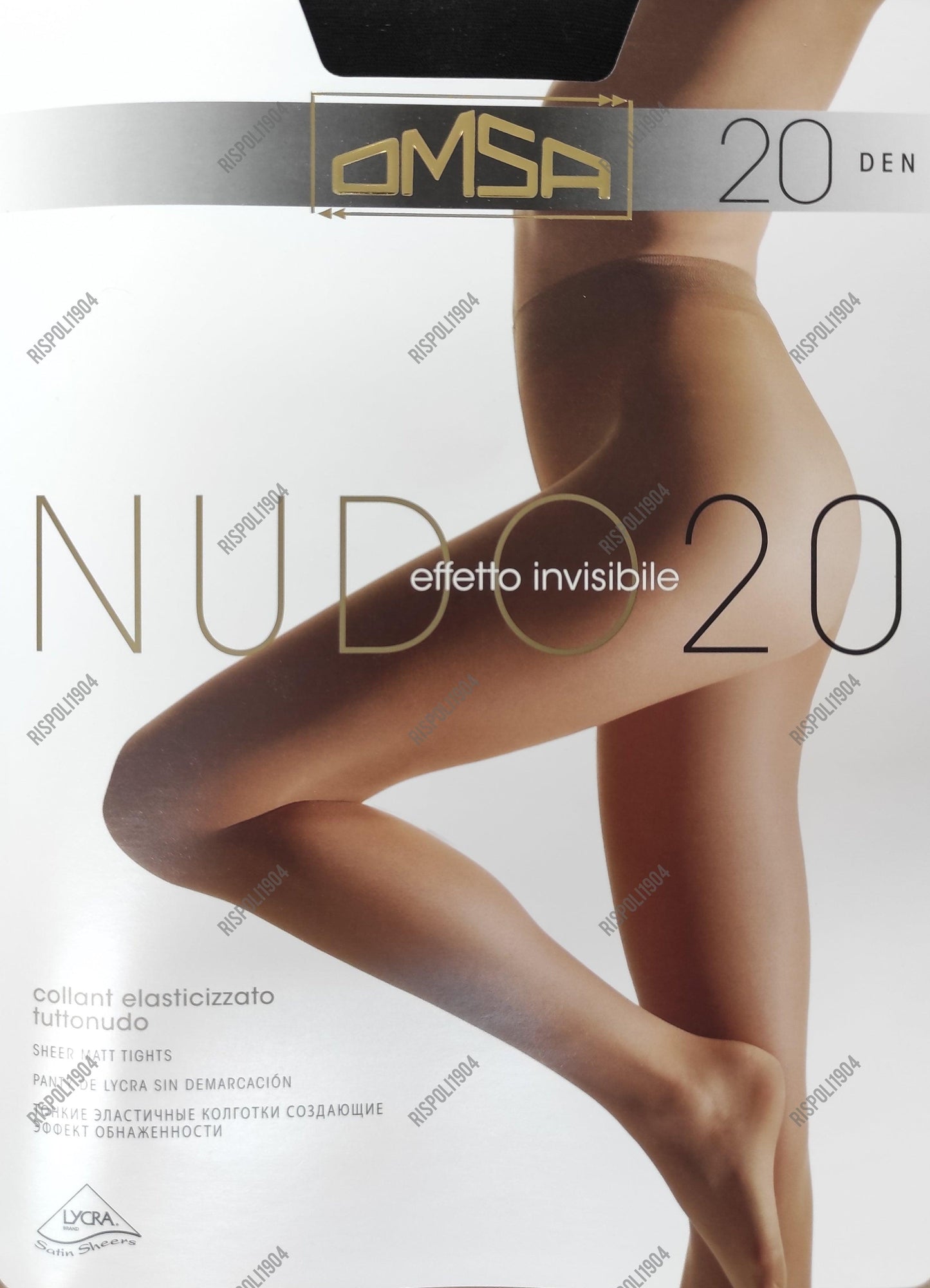 Collant velatissimi punta sandalo sposa Omsa Nudo 20 den - SVENDITA TOTALE! - Merceria Rispoli