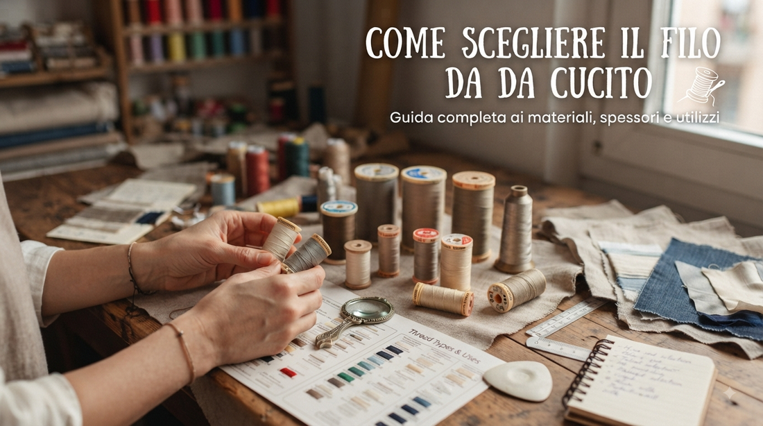 Come scegliere il filo da cucito giusto per ogni tessuto