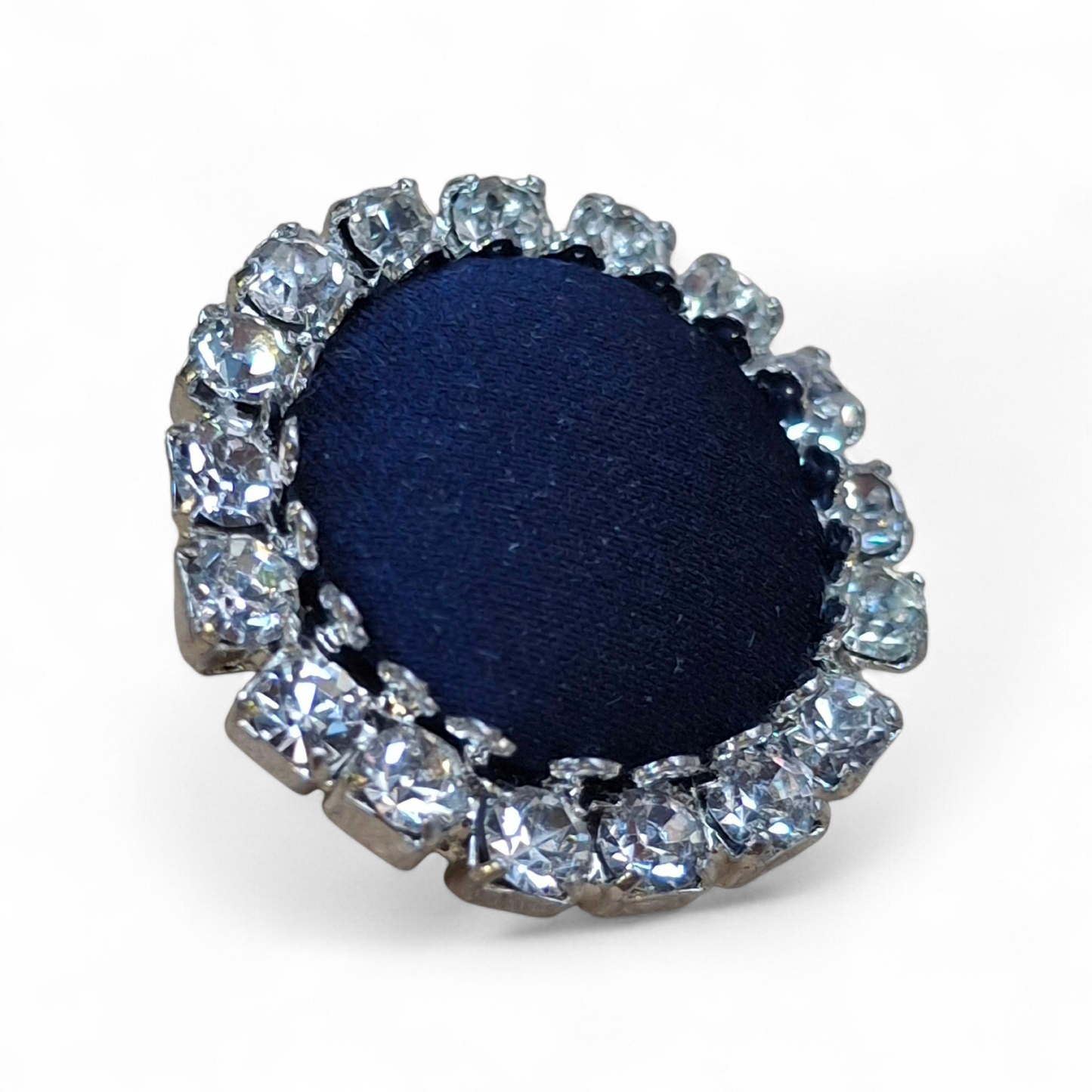 Base in strass per bottoni rivestiti