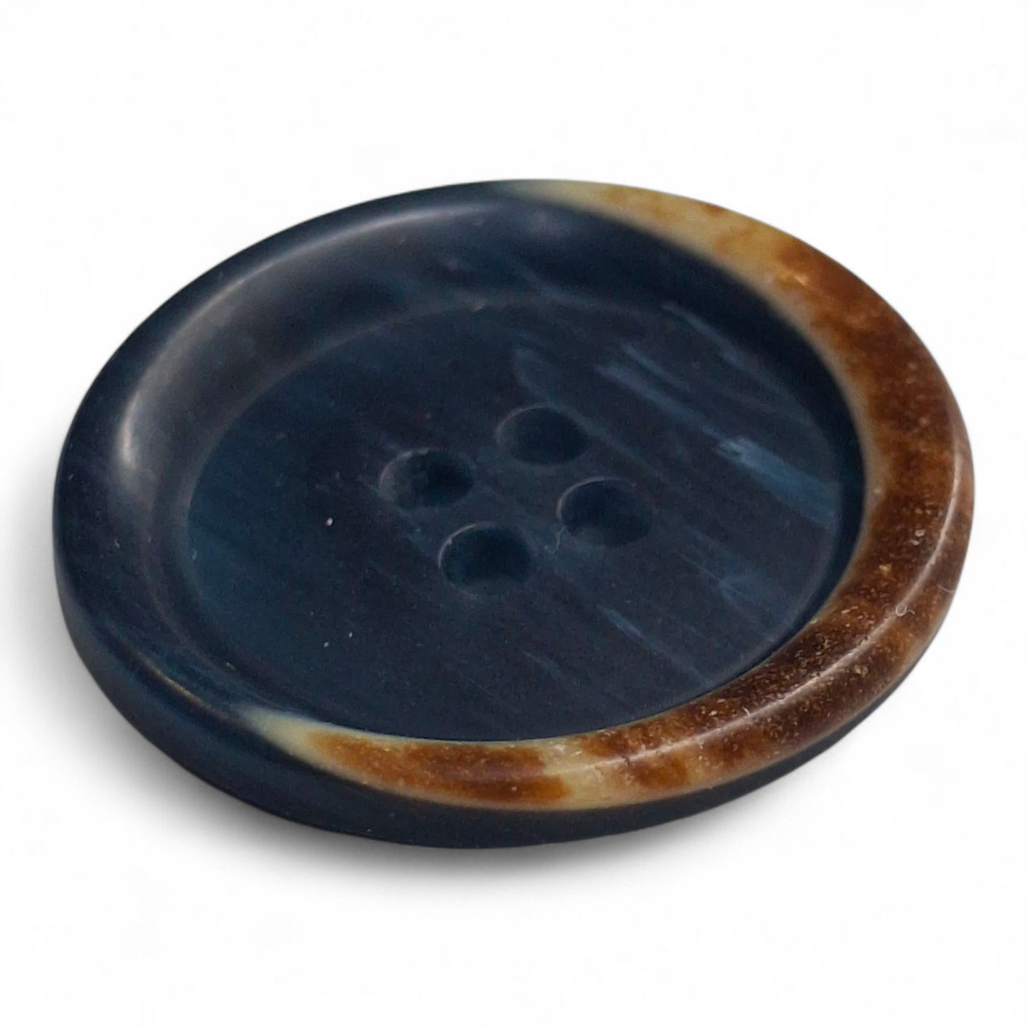 Shiny horn imitation buttons