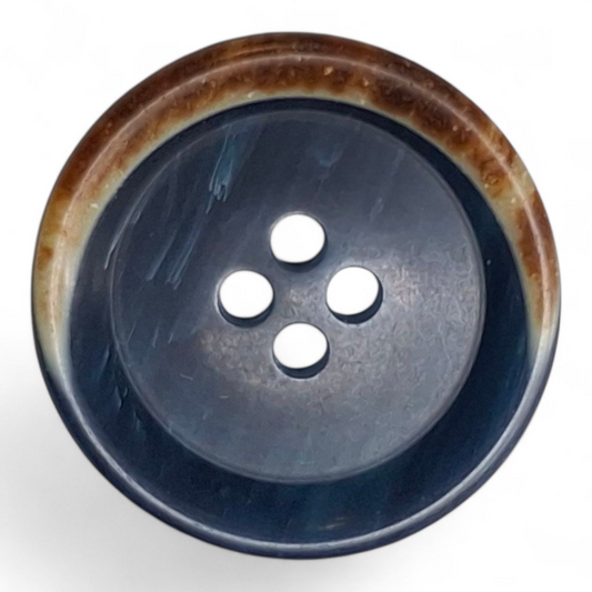 Shiny horn imitation buttons