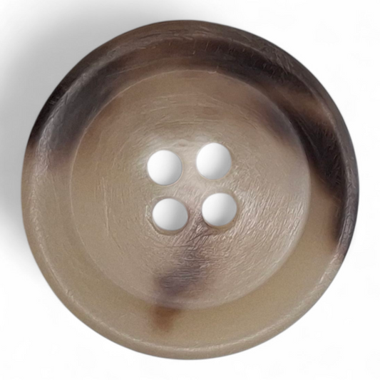 Shiny horn imitation buttons