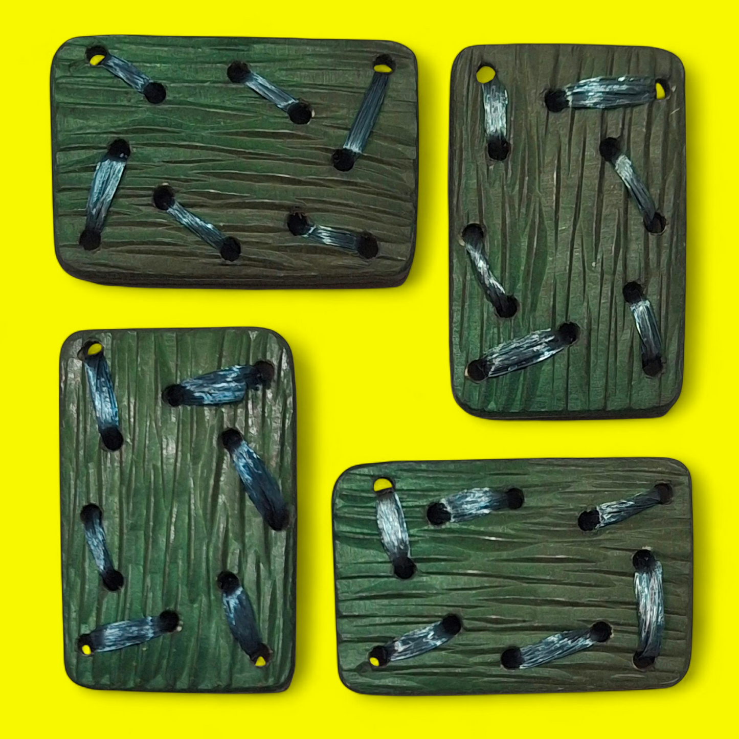Bottone Vintage Anni ’60–’70 Verde – #0100