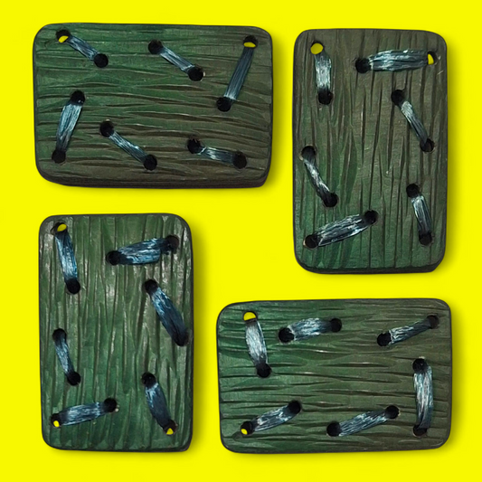 Bottone Vintage Anni ’60–’70 Verde – #0100