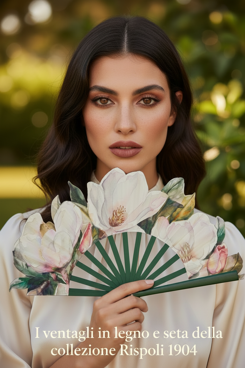 I ventagli in legno e seta della collezione Rispoli 1904