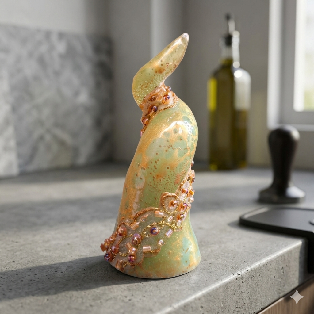 Corno D'Autore portafortuna - Collezione Intrecci