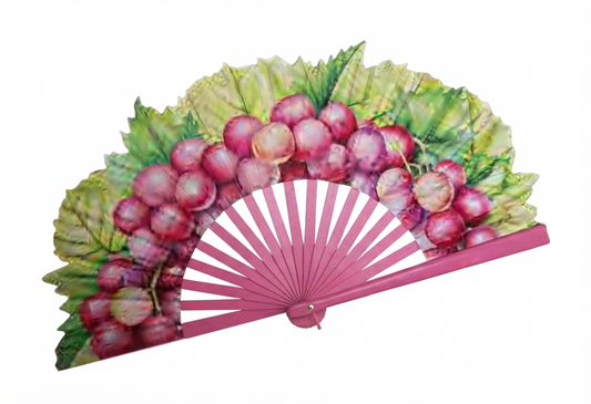 Ventaglio in legno e seta – Uva