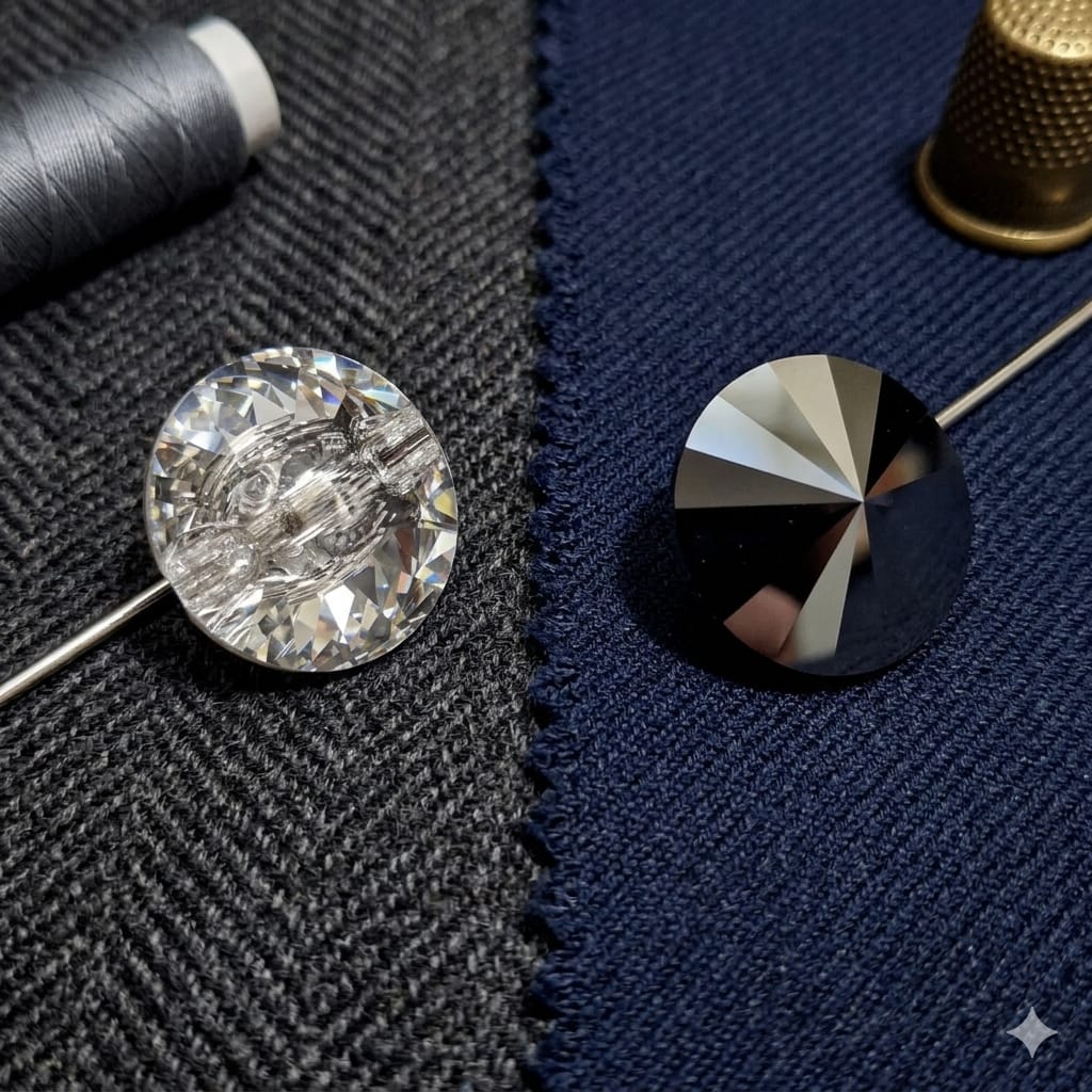 Spillone Ascot con Strass Swarovski — Rispoli 1904