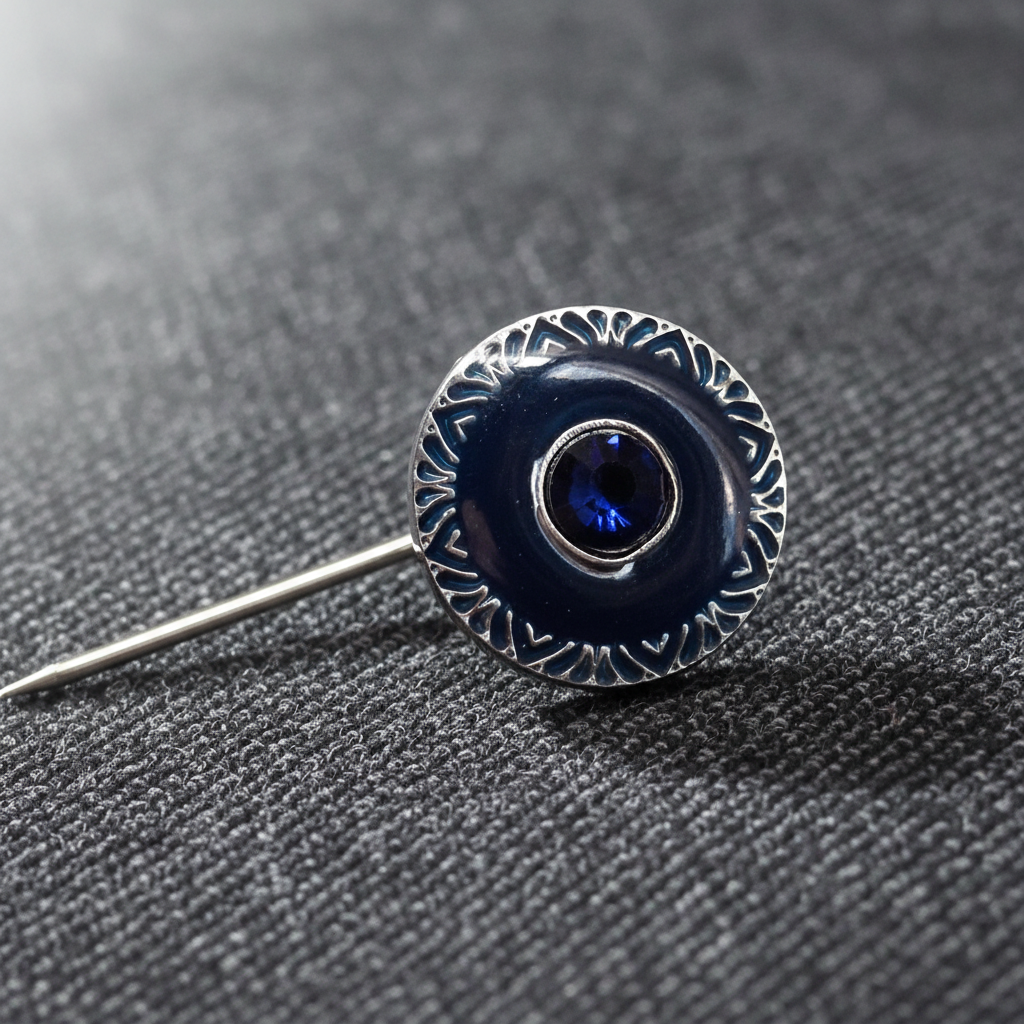 Spillone Ascot Smaltato con Strass Swarovski – Cerimonia Rispoli 1904