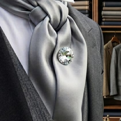 Spillone Ascot con Strass Swarovski — Rispoli 1904