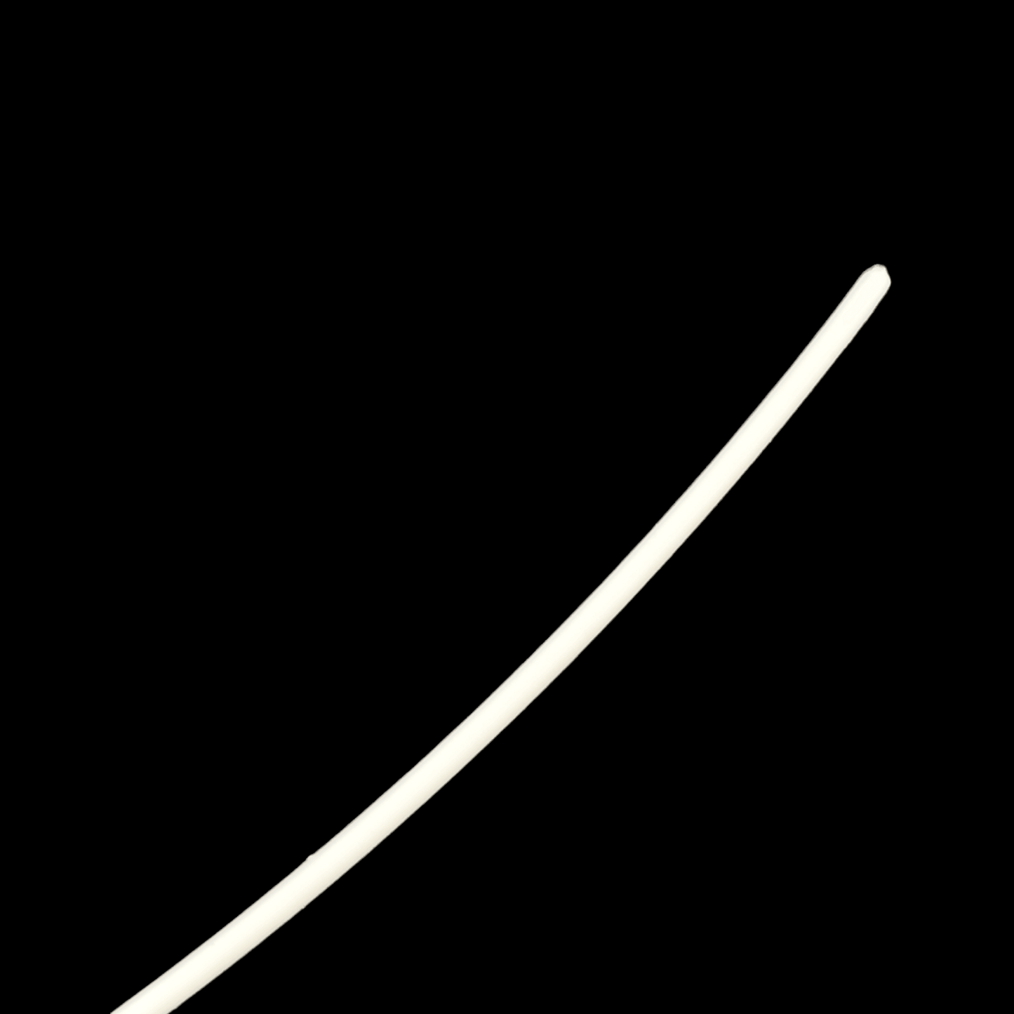 Stecca in plastica 5 x 1,5 mm colore bianco per abbigliamento - Merceria Rispoli
